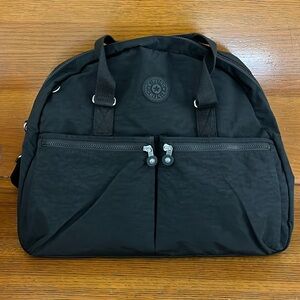 New! Black Noir Kipling Duffle bag